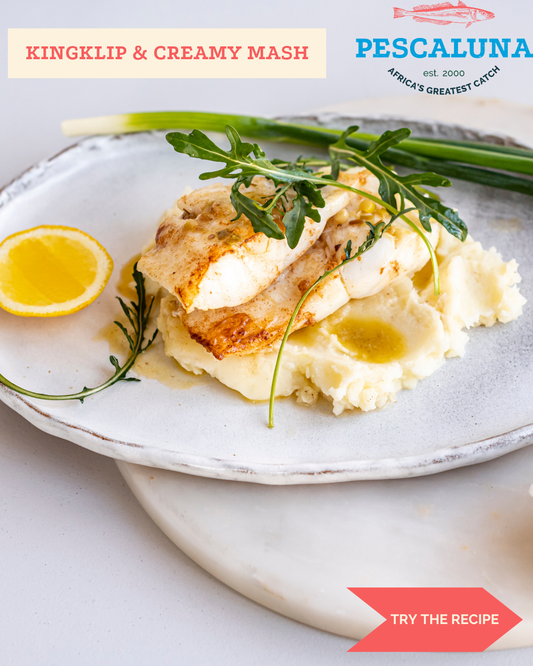 Pan-Seared Kingklip with Garlic Butter Mash