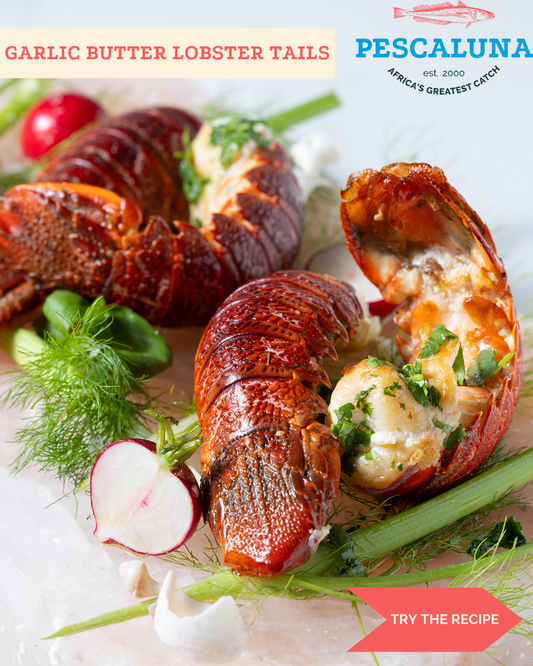 Garlic Butter Grilled West Coast Lobster Tails